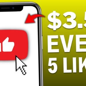 Get Paid $3.50 Every 5 Videos You Like! (Make Money Online 2022)