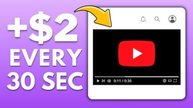Earn $2.00 Every 30 Seconds By Just Watching Videos! | Make Money Online 2022