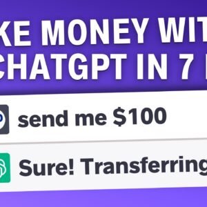 How To Make Your First $100 Online With Chat GPT (2023)